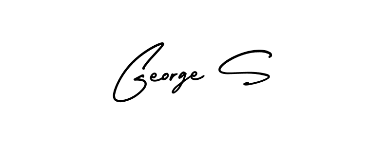 Also we have George S name is the best signature style. Create professional handwritten signature collection using AmerikaSignatureDemo-Regular autograph style. George S signature style 3 images and pictures png