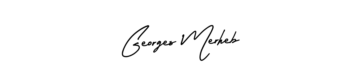 Make a short Georges Merheb signature style. Manage your documents anywhere anytime using AmerikaSignatureDemo-Regular. Create and add eSignatures, submit forms, share and send files easily. Georges Merheb signature style 3 images and pictures png