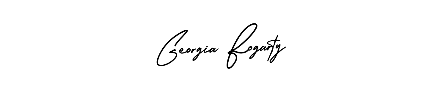 How to Draw Georgia Fogarty signature style? AmerikaSignatureDemo-Regular is a latest design signature styles for name Georgia Fogarty. Georgia Fogarty signature style 3 images and pictures png