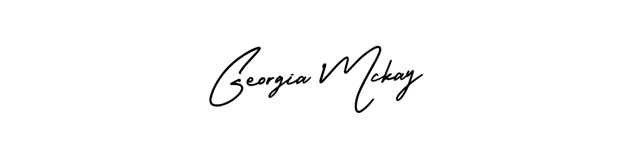 How to make Georgia Mckay signature? AmerikaSignatureDemo-Regular is a professional autograph style. Create handwritten signature for Georgia Mckay name. Georgia Mckay signature style 3 images and pictures png