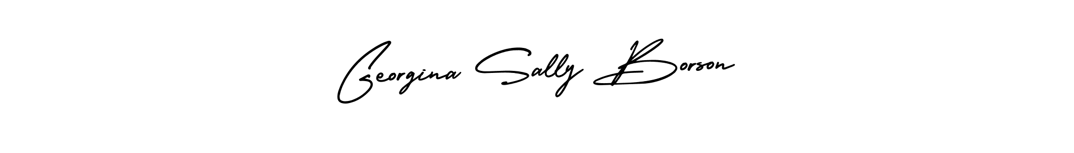 How to Draw Georgina Sally Borson signature style? AmerikaSignatureDemo-Regular is a latest design signature styles for name Georgina Sally Borson. Georgina Sally Borson signature style 3 images and pictures png