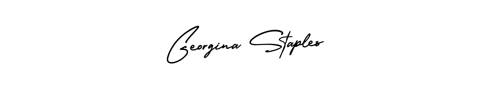 Make a short Georgina Staples signature style. Manage your documents anywhere anytime using AmerikaSignatureDemo-Regular. Create and add eSignatures, submit forms, share and send files easily. Georgina Staples signature style 3 images and pictures png