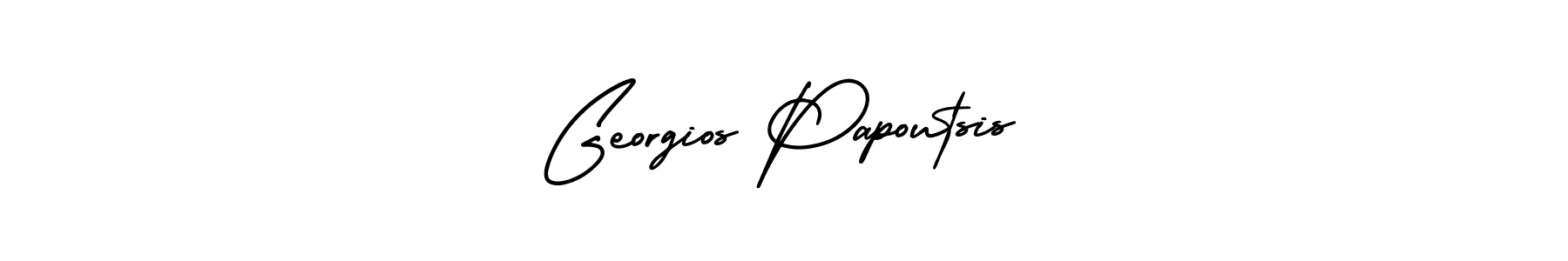 Create a beautiful signature design for name Georgios Papoutsis. With this signature (AmerikaSignatureDemo-Regular) fonts, you can make a handwritten signature for free. Georgios Papoutsis signature style 3 images and pictures png