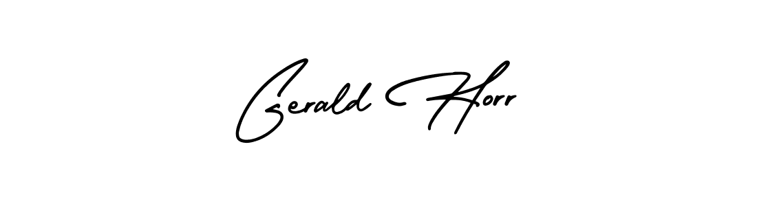 Gerald Horr stylish signature style. Best Handwritten Sign (AmerikaSignatureDemo-Regular) for my name. Handwritten Signature Collection Ideas for my name Gerald Horr. Gerald Horr signature style 3 images and pictures png