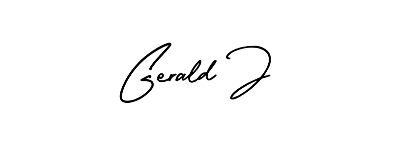 Best and Professional Signature Style for Gerald J. AmerikaSignatureDemo-Regular Best Signature Style Collection. Gerald J signature style 3 images and pictures png