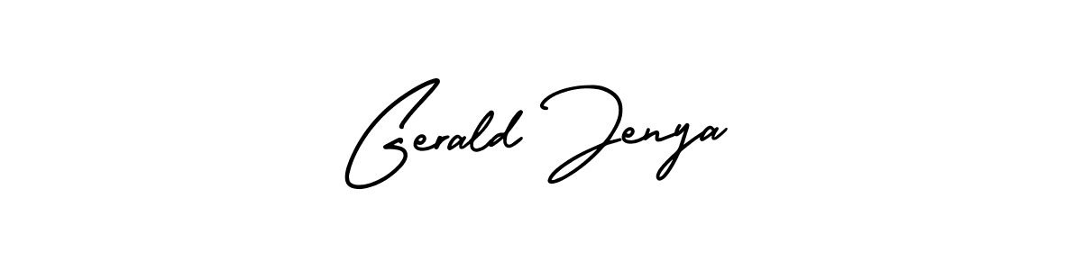 How to make Gerald Jenya signature? AmerikaSignatureDemo-Regular is a professional autograph style. Create handwritten signature for Gerald Jenya name. Gerald Jenya signature style 3 images and pictures png