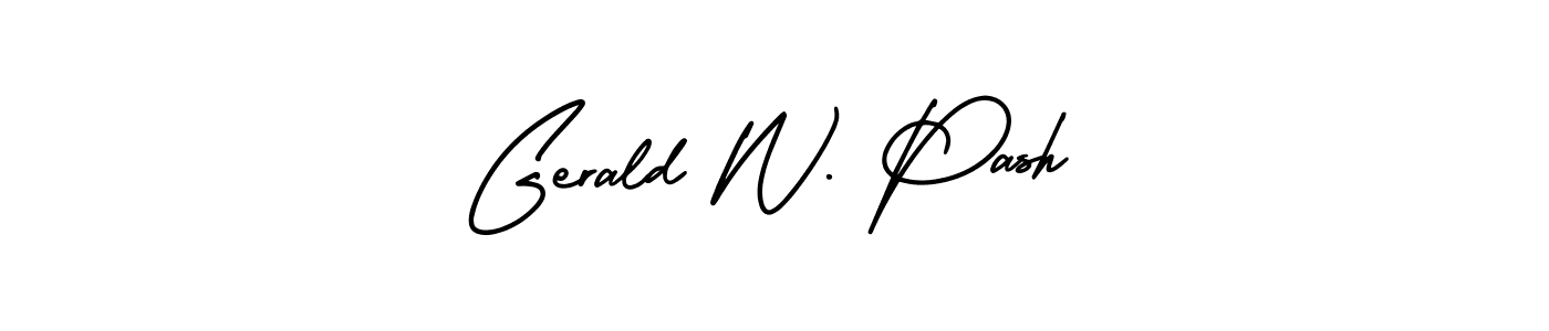 Similarly AmerikaSignatureDemo-Regular is the best handwritten signature design. Signature creator online .You can use it as an online autograph creator for name Gerald W. Pash. Gerald W. Pash signature style 3 images and pictures png