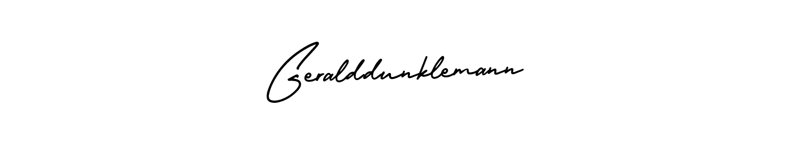 if you are searching for the best signature style for your name Geralddunklemann. so please give up your signature search. here we have designed multiple signature styles  using AmerikaSignatureDemo-Regular. Geralddunklemann signature style 3 images and pictures png