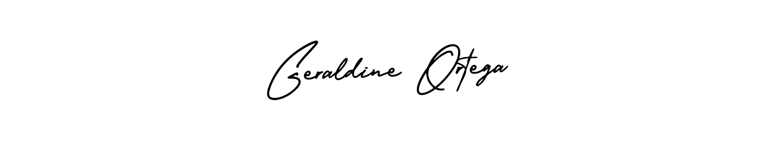 Make a beautiful signature design for name Geraldine Ortega. With this signature (AmerikaSignatureDemo-Regular) style, you can create a handwritten signature for free. Geraldine Ortega signature style 3 images and pictures png