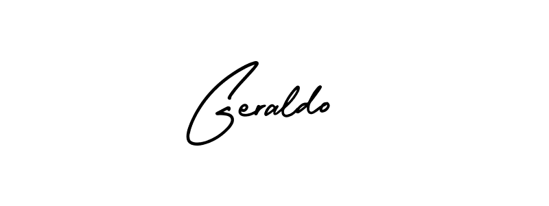 Make a beautiful signature design for name Geraldo . With this signature (AmerikaSignatureDemo-Regular) style, you can create a handwritten signature for free. Geraldo  signature style 3 images and pictures png