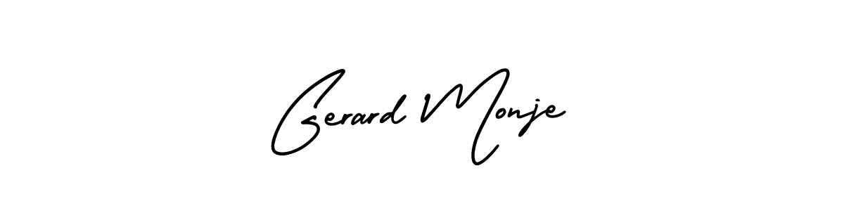 How to Draw Gerard Monje signature style? AmerikaSignatureDemo-Regular is a latest design signature styles for name Gerard Monje. Gerard Monje signature style 3 images and pictures png