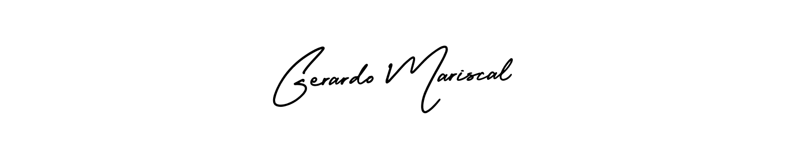 How to make Gerardo Mariscal name signature. Use AmerikaSignatureDemo-Regular style for creating short signs online. This is the latest handwritten sign. Gerardo Mariscal signature style 3 images and pictures png