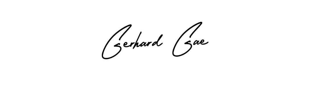 Design your own signature with our free online signature maker. With this signature software, you can create a handwritten (AmerikaSignatureDemo-Regular) signature for name Gerhard Gae. Gerhard Gae signature style 3 images and pictures png
