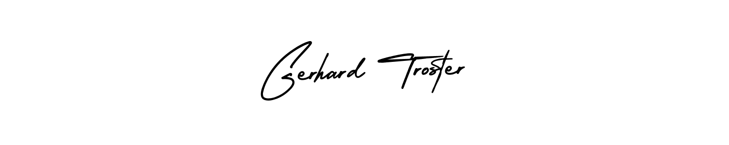 Make a beautiful signature design for name Gerhard Troster. Use this online signature maker to create a handwritten signature for free. Gerhard Troster signature style 3 images and pictures png