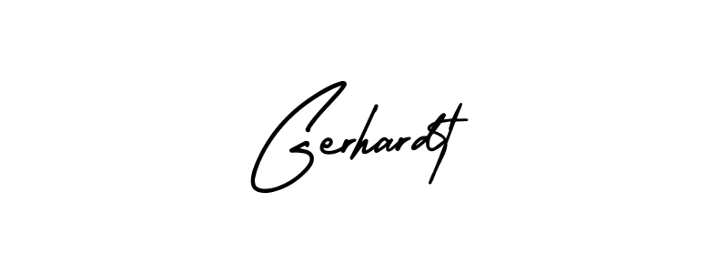 Design your own signature with our free online signature maker. With this signature software, you can create a handwritten (AmerikaSignatureDemo-Regular) signature for name Gerhardt. Gerhardt signature style 3 images and pictures png