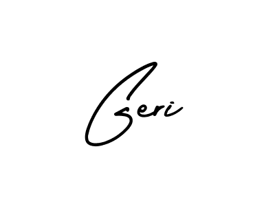 This is the best signature style for the Geri name. Also you like these signature font (AmerikaSignatureDemo-Regular). Mix name signature. Geri signature style 3 images and pictures png