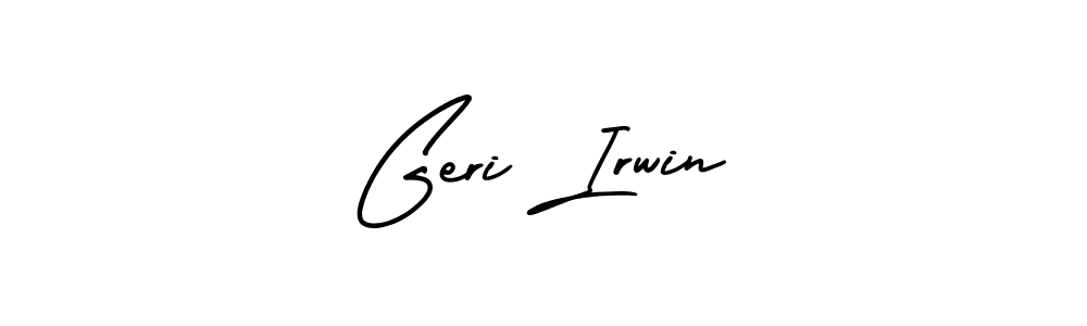 Create a beautiful signature design for name Geri Irwin. With this signature (AmerikaSignatureDemo-Regular) fonts, you can make a handwritten signature for free. Geri Irwin signature style 3 images and pictures png