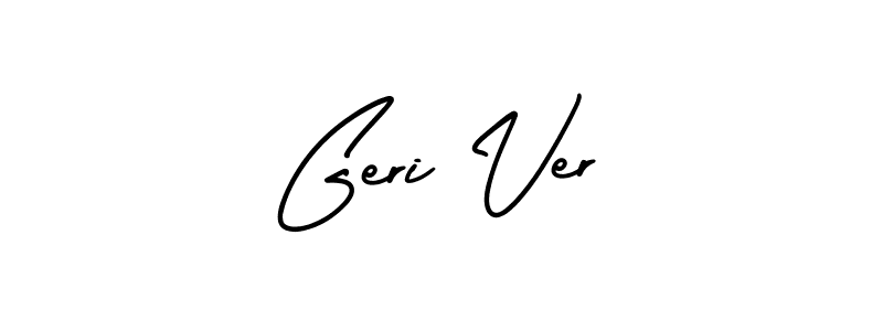 Make a beautiful signature design for name Geri Ver. With this signature (AmerikaSignatureDemo-Regular) style, you can create a handwritten signature for free. Geri Ver signature style 3 images and pictures png