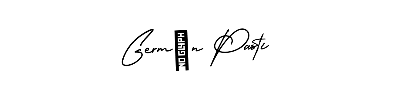 How to make Germán Pasti name signature. Use AmerikaSignatureDemo-Regular style for creating short signs online. This is the latest handwritten sign. Germán Pasti signature style 3 images and pictures png