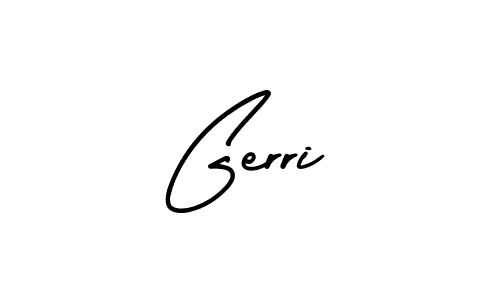 Best and Professional Signature Style for Gerri. AmerikaSignatureDemo-Regular Best Signature Style Collection. Gerri signature style 3 images and pictures png