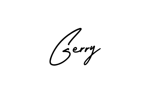 Create a beautiful signature design for name Gerry. With this signature (AmerikaSignatureDemo-Regular) fonts, you can make a handwritten signature for free. Gerry signature style 3 images and pictures png