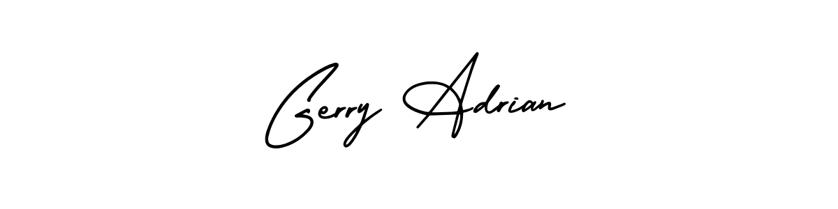 Make a beautiful signature design for name Gerry Adrian. With this signature (AmerikaSignatureDemo-Regular) style, you can create a handwritten signature for free. Gerry Adrian signature style 3 images and pictures png