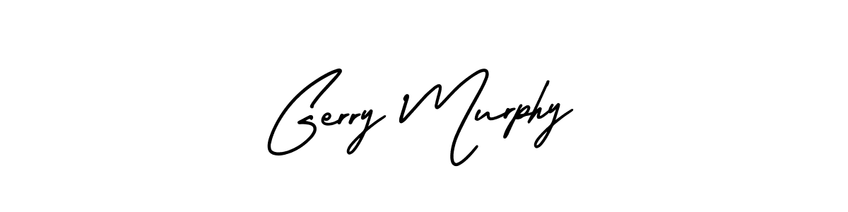 The best way (AmerikaSignatureDemo-Regular) to make a short signature is to pick only two or three words in your name. The name Gerry Murphy include a total of six letters. For converting this name. Gerry Murphy signature style 3 images and pictures png