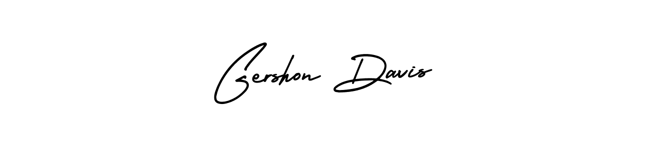 Also we have Gershon Davis name is the best signature style. Create professional handwritten signature collection using AmerikaSignatureDemo-Regular autograph style. Gershon Davis signature style 3 images and pictures png