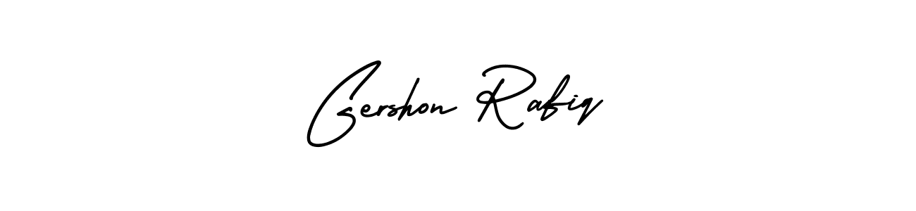 Once you've used our free online signature maker to create your best signature AmerikaSignatureDemo-Regular style, it's time to enjoy all of the benefits that Gershon Rafiq name signing documents. Gershon Rafiq signature style 3 images and pictures png