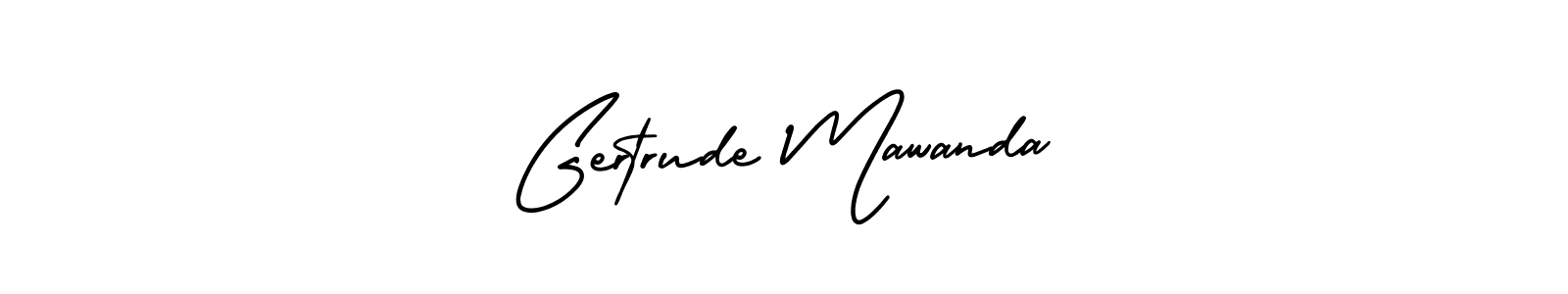 Create a beautiful signature design for name Gertrude Mawanda. With this signature (AmerikaSignatureDemo-Regular) fonts, you can make a handwritten signature for free. Gertrude Mawanda signature style 3 images and pictures png