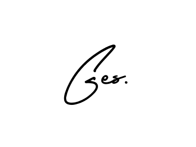 Design your own signature with our free online signature maker. With this signature software, you can create a handwritten (AmerikaSignatureDemo-Regular) signature for name Ges.. Ges. signature style 3 images and pictures png