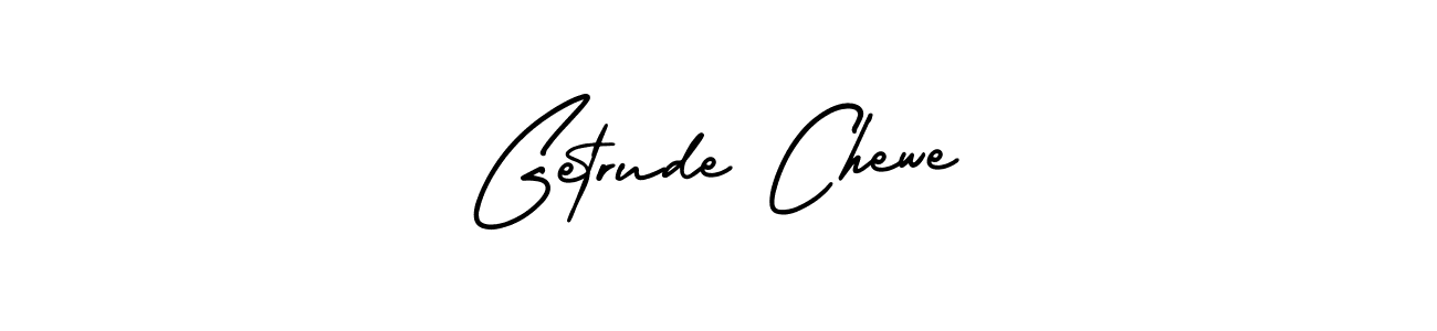 Use a signature maker to create a handwritten signature online. With this signature software, you can design (AmerikaSignatureDemo-Regular) your own signature for name Getrude Chewe. Getrude Chewe signature style 3 images and pictures png