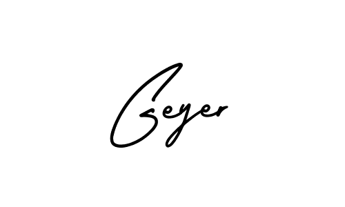 Create a beautiful signature design for name Geyer. With this signature (AmerikaSignatureDemo-Regular) fonts, you can make a handwritten signature for free. Geyer signature style 3 images and pictures png