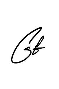 How to make Gf name signature. Use AmerikaSignatureDemo-Regular style for creating short signs online. This is the latest handwritten sign. Gf signature style 3 images and pictures png