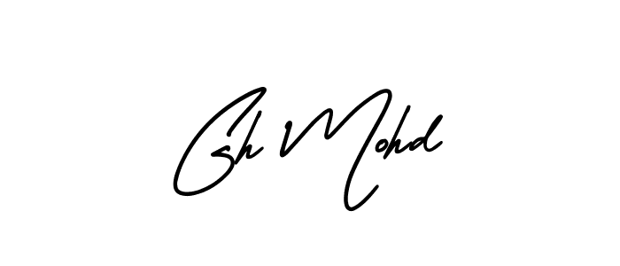 Also You can easily find your signature by using the search form. We will create Gh Mohd name handwritten signature images for you free of cost using AmerikaSignatureDemo-Regular sign style. Gh Mohd signature style 3 images and pictures png