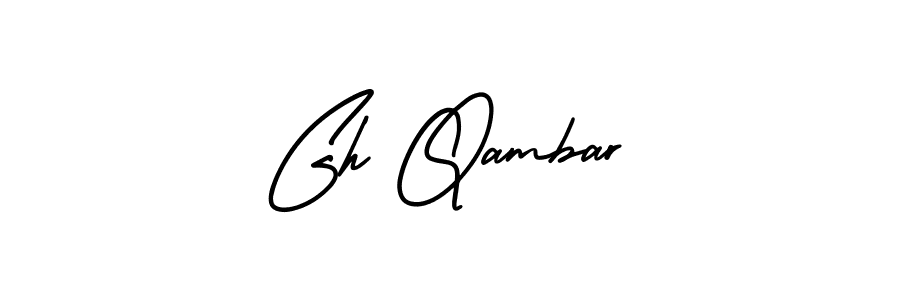 Make a short Gh Qambar signature style. Manage your documents anywhere anytime using AmerikaSignatureDemo-Regular. Create and add eSignatures, submit forms, share and send files easily. Gh Qambar signature style 3 images and pictures png