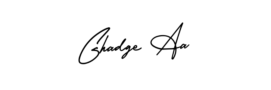 if you are searching for the best signature style for your name Ghadge Aa. so please give up your signature search. here we have designed multiple signature styles  using AmerikaSignatureDemo-Regular. Ghadge Aa signature style 3 images and pictures png
