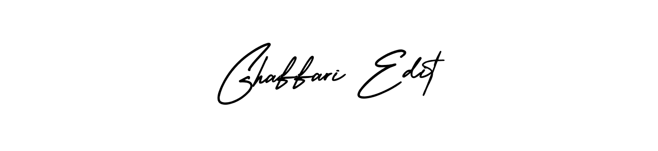 Use a signature maker to create a handwritten signature online. With this signature software, you can design (AmerikaSignatureDemo-Regular) your own signature for name Ghaffari Edit. Ghaffari Edit signature style 3 images and pictures png