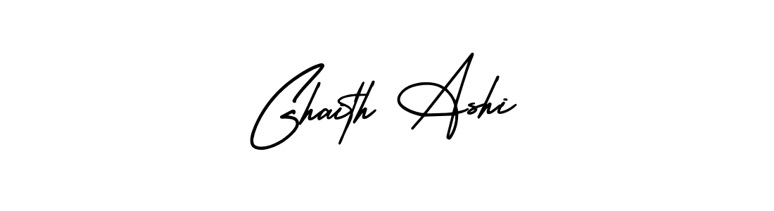 How to make Ghaith Ashi signature? AmerikaSignatureDemo-Regular is a professional autograph style. Create handwritten signature for Ghaith Ashi name. Ghaith Ashi signature style 3 images and pictures png