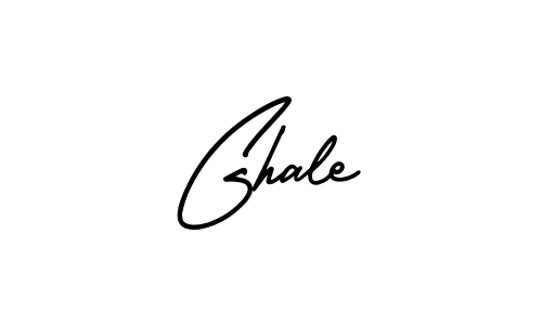 Make a beautiful signature design for name Ghale. With this signature (AmerikaSignatureDemo-Regular) style, you can create a handwritten signature for free. Ghale signature style 3 images and pictures png