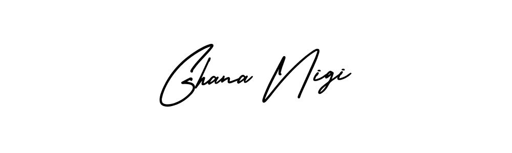 Ghana Nigi stylish signature style. Best Handwritten Sign (AmerikaSignatureDemo-Regular) for my name. Handwritten Signature Collection Ideas for my name Ghana Nigi. Ghana Nigi signature style 3 images and pictures png