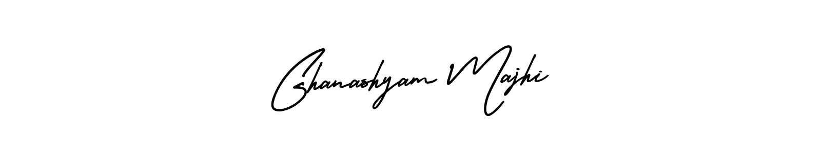 Use a signature maker to create a handwritten signature online. With this signature software, you can design (AmerikaSignatureDemo-Regular) your own signature for name Ghanashyam Majhi. Ghanashyam Majhi signature style 3 images and pictures png