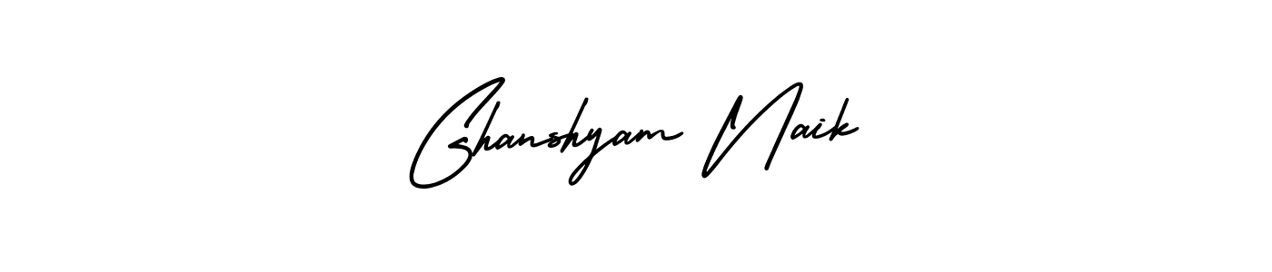 AmerikaSignatureDemo-Regular is a professional signature style that is perfect for those who want to add a touch of class to their signature. It is also a great choice for those who want to make their signature more unique. Get Ghanshyam Naik name to fancy signature for free. Ghanshyam Naik signature style 3 images and pictures png