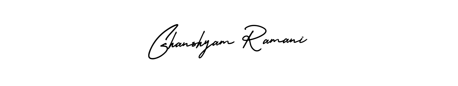 Make a beautiful signature design for name Ghanshyam Ramani. Use this online signature maker to create a handwritten signature for free. Ghanshyam Ramani signature style 3 images and pictures png