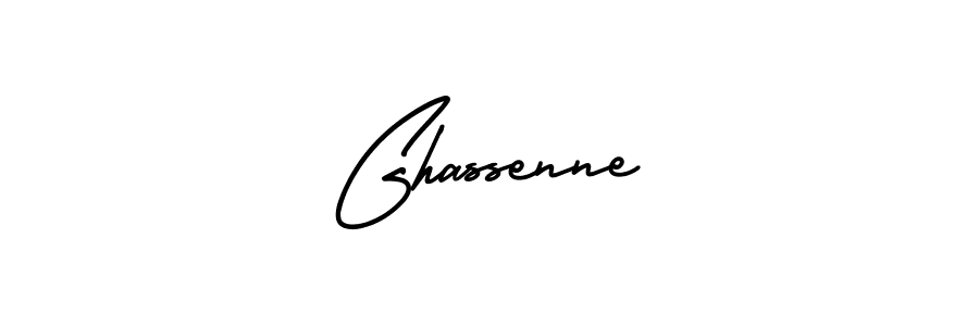 AmerikaSignatureDemo-Regular is a professional signature style that is perfect for those who want to add a touch of class to their signature. It is also a great choice for those who want to make their signature more unique. Get Ghassenne name to fancy signature for free. Ghassenne signature style 3 images and pictures png