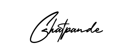Design your own signature with our free online signature maker. With this signature software, you can create a handwritten (AmerikaSignatureDemo-Regular) signature for name Ghatpande. Ghatpande signature style 3 images and pictures png