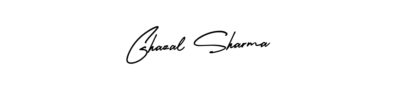 Design your own signature with our free online signature maker. With this signature software, you can create a handwritten (AmerikaSignatureDemo-Regular) signature for name Ghazal Sharma. Ghazal Sharma signature style 3 images and pictures png