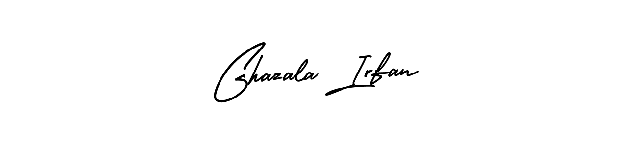 How to make Ghazala Irfan signature? AmerikaSignatureDemo-Regular is a professional autograph style. Create handwritten signature for Ghazala Irfan name. Ghazala Irfan signature style 3 images and pictures png