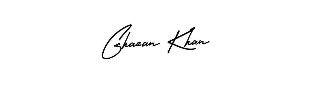The best way (AmerikaSignatureDemo-Regular) to make a short signature is to pick only two or three words in your name. The name Ghazan Khan include a total of six letters. For converting this name. Ghazan Khan signature style 3 images and pictures png