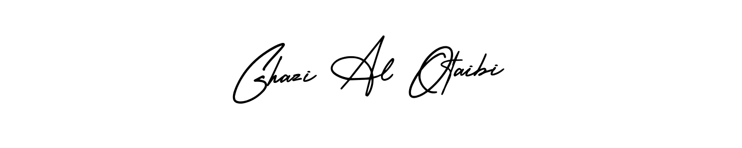 How to make Ghazi Al Otaibi name signature. Use AmerikaSignatureDemo-Regular style for creating short signs online. This is the latest handwritten sign. Ghazi Al Otaibi signature style 3 images and pictures png